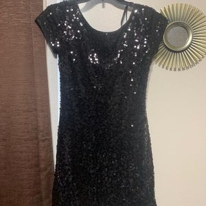 Sl fashions black Sequin Mini Dress